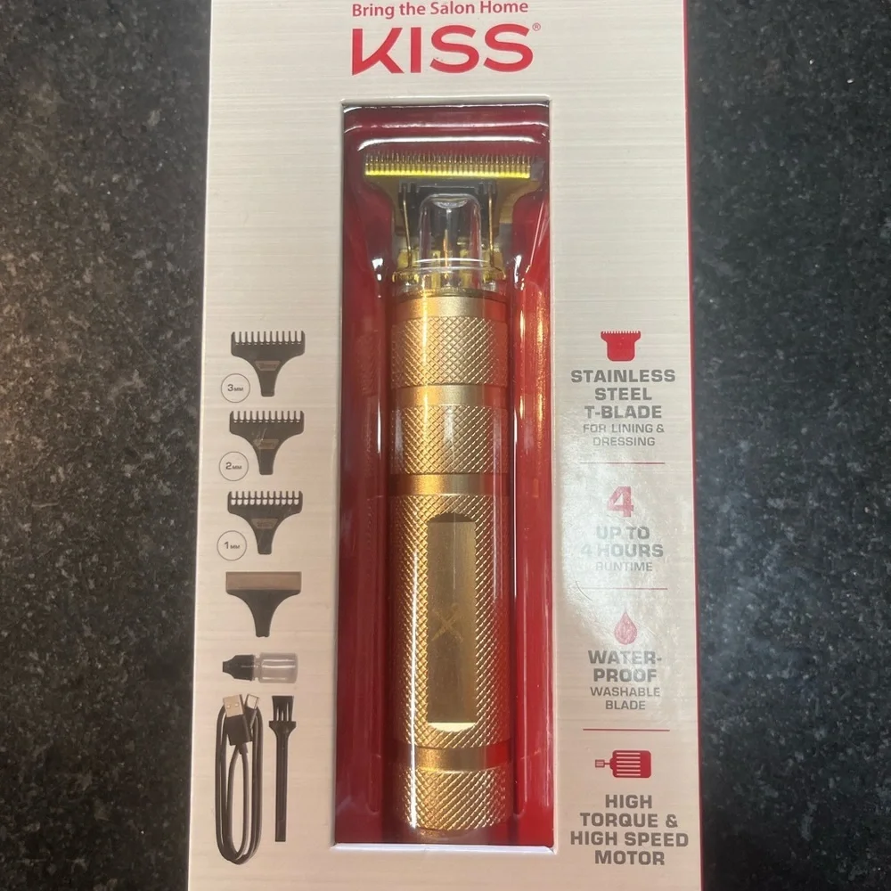 Kiss Gold Precision Cordless Trimmer set